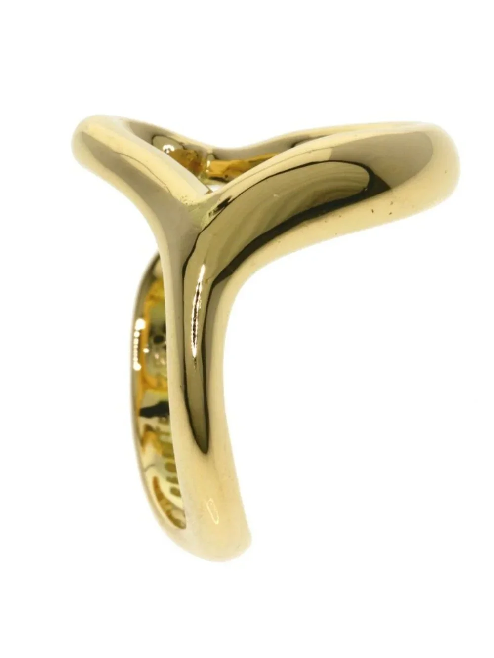 Tiffany & Co Open Heart Ring 18k Yellow Gold
